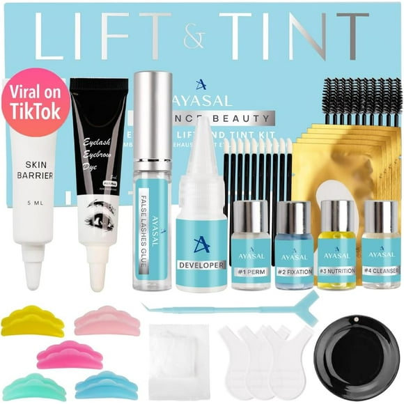 AIR-Lash Lift Kit, Lash Lift and Coloring Kit, Eyelash Perm Kit, With Detailed Instruction Eyelash Lift Kit, Easy for Beginner and Professional Lash Perm Kit