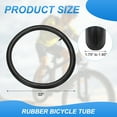 thumbnail image 2 of 2 piezas de tubos interiores de 22" ancho que se adaptan a 1.75/1.95 tubo de bicicleta de goma con válvula estándar de 32 mm para bicicleta de montaña MTB, 2 of 7