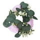 thumbnail image 5 of Anillo de vela, coronas de hojas de eucalipto artificiales, minicandelabro, regalos, decoración del hogar, corona de granja verde para granja Rosa, 5 of 9