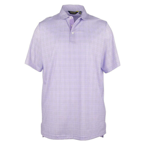 $98 Polo Golf Ralph Lauren Printed Luxe Jersey Glenplaid Purpl/White, XL