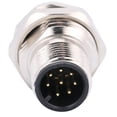 thumbnail image 1 of Waterproof Connector, Electrical Circuit M12 Thread Panel Back Mounting Socket  For Industry For Connector, 1 of 8