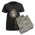 thumbnail image 5 of CafePress - Corgi Manipulate Women's Dark Pajamas - Women's Short Sleeve Print T-Shirt and Pants Dark Cotton Pajama Set, 5 of 7