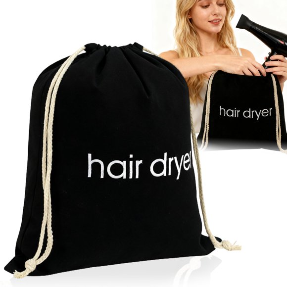 Bolsa para secador de pelo CHIAOJIHE con cordón para viaje 34 x 30 cm