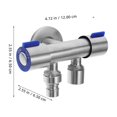 thumbnail image 2 of RENACLIPY Expansion Valve Kitchen Mixer Valve Stainless Steel 1Pcs, 2 of 6