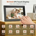 thumbnail image 5 of NUSICAN Digital Photo Frames 10.1" , WiFi Digital Frame with 32GB Memory, Touch Screen Electric Picture Video Frame Share Instant Photo from Anywhere, Best Mother's Day Gift, 5 of 13