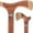 Rosewood With Maple Fritz Handle Walking Cane, variant on Stylish Walking Sticks – Ash Fritz Walking Canes Made from Genuine Beachwood & Ash Wood Shaft and Silver Collar – Colorful Best Gift for Men and Women Comfortable & Safe to Walk.