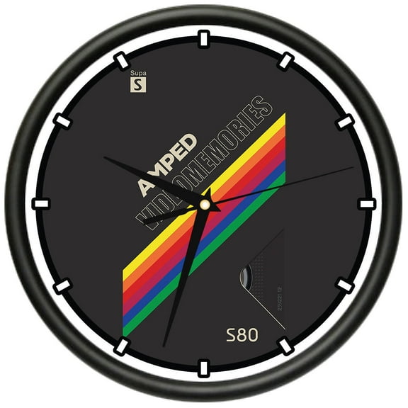 Video Memories Design Wall Clock | Precision Quartz Movement | Décor For School Class Office Bedroom Decoration