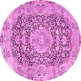 thumbnail image 1 of Ahgly Company Indoor Round Persian Pink Traditional Area Rugs, 6' Round, 1 of 4