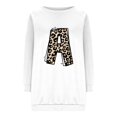 thumbnail image 3 of Chandails à Capuchon de Mode pour Femmes 2023 Manches Longues Décontractées Col Rond Imprimé Chandails en Molleton Hauts Blouse 50 % de Rabais Liquidation Costumes Halloween/noël, 3 of 3