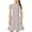 Girls Dresses Brown, variant on Girls Dresses 4-14Y Teens Kids Trendy Short Sleeve Crewneck Stripe Printed Pleated Pullover Going-Out Beach A-Line Midi Dress