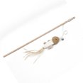 thumbnail image 4 of LingStar Wood+cotton Rope Funny  Cat  Stick CartoonShape Feather Bell Pendant Wooden Pole Elastic Rope Catcher Interactive Toy, 4 of 9