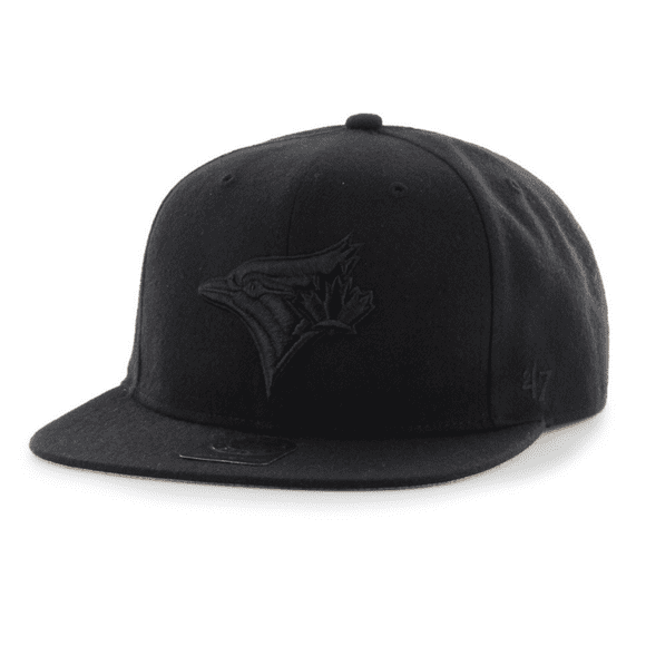 47 NHL Sure Shot black on black Captain Cap - Toronto Maple Leafs