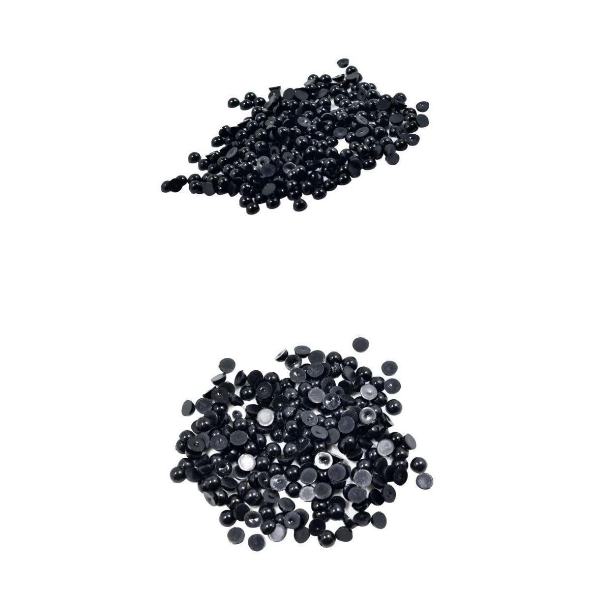 500pcs Half Round Pearls Flat Back Bead /6mm