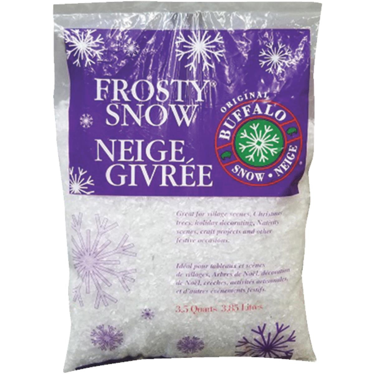 Buffalo Snow Synthetic 3.5 Qt. Artificial Snow Flakes CB2353 Walmart