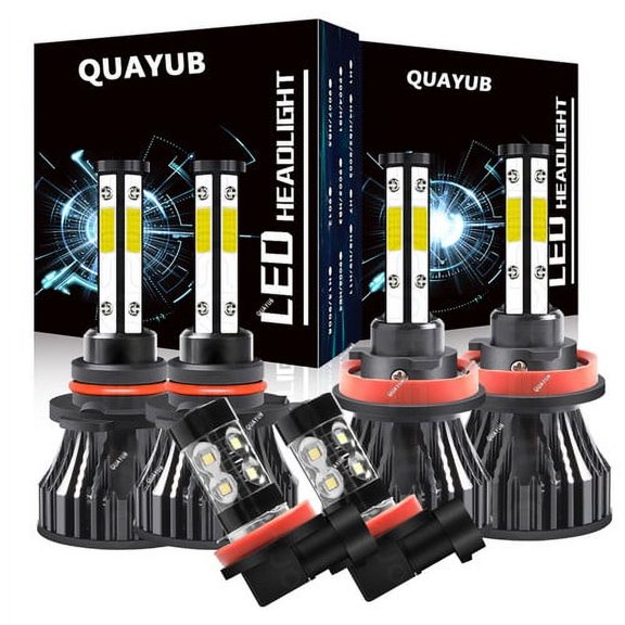 For Honda CR-V CRV 2015 2016 2017 - 2019 Combo LED Headlight Fog Light Bulbs Kit