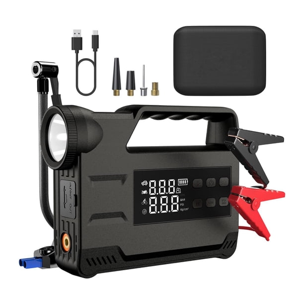 Compresor de aire,Compresor de aire portátil para accesorios de neumáticos,Inflador de neumáticos portátil multifuncional,Bomba de aire para coche multiusos,práctica y resistente.,Bomba de