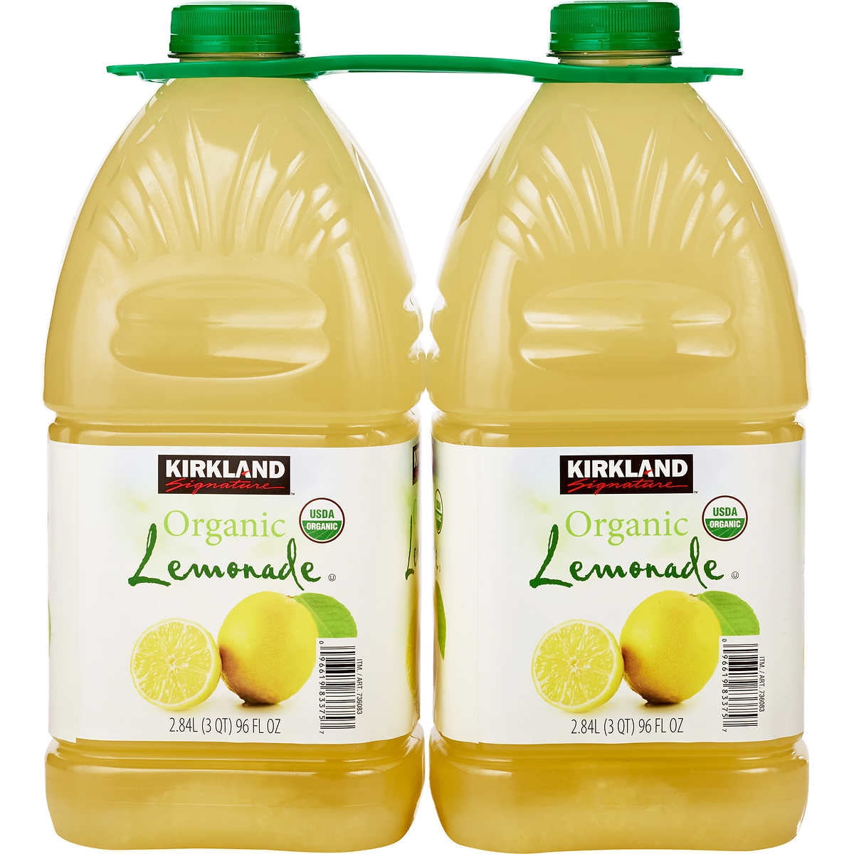 Kirkland Signature Organic Lemonade, 96 fl oz, 2count