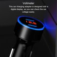 thumbnail image 2 of 120W Car Mobile Phone Digit Display Charger Overcurrent Lighter Socket Protection Dual USB Charging Adapter for Lighter Socket Automobile Black, 2 of 8