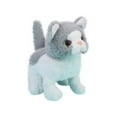 thumbnail image 2 of Gray Electric Plush Kitten Toy - Interactive Moving Stuffed Cat with Meow Sound for Home Decor Pet Lover Companion, 2 of 8