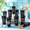 thumbnail image 4 of Vasos para beber Uiifan, 24 onzas, 30 unidades, Motivational Black, 4 of 6