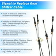 thumbnail image 5 of Unique Bargains No.GK2C46500L Manual Transmission Gear Shifter Cable for Mazda 6 S/i 2003-2008 2.3L 3.0L Manual Trans Control Lever Cable Assembly M/T Gear Shift Control Cable No.GK2C-46-500L, 5 of 7