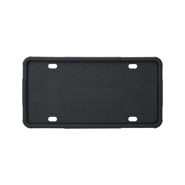 Silicone License Plate Holder Honeycomb Anti-Slip Texture License Holder No Noise Waterproof Rust-Proof Anti-Collision License Plate Rack