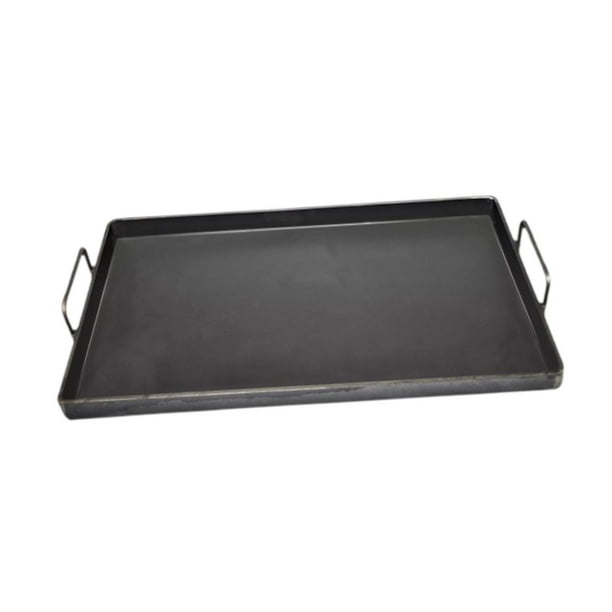 Sartén para cocinar, sartén, plancha de hierro, accesorio práctico, utensilios de cocina, parrilla plana 40x30cm