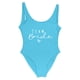 thumbnail image 4 of MKLEKYY Bikini Mujer Traje De Baño Women Fashion Letter Print Piece Swimsuit Sexy Bikini Swimwear Bathing Sleeveless Backless Swimsuit 1987, 4 of 4