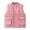 Pink, variant on Annhoo Boys Girls Puffer Vest Winter Sleeveless Button down Jackets Children's Casual Waistcoat with Pockets