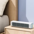 thumbnail image 6 of Compact Plug-in USB Desk Tower Fan White 13 Inch Oscillating Slim Cooling Fan for Bedroom Dorm and Home Office, 6 of 9
