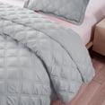 thumbnail image 4 of Home Soft Things 3 Piece Charleston Down Alternative Quilted Bedspread Set - Ash Grey - Queen (100" x 106"), 4 of 7