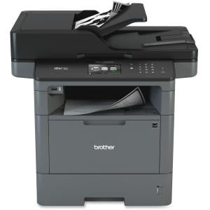 Reversible Top Fax - Brother MFC-L5900DW Laser Multifunction Printer - Monochrome - Plain Paper Print - Desktop - Copier/Fax/Printer/Scanner - 42 ppm Mono Print - 1200 x 1200 dpi Print - 1 x Input Tray 250 Sheet, 1 x
