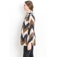 thumbnail image 2 of Shawl Collar Zigzag Maternity Knit Tunic Sweater, 2 of 3