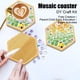 thumbnail image 4 of Kit de manualidades de mosaico de madera para niños | Set para hacer posavasos con azulejos, pegamento y herramientas | Actividad creativa de artes y manualidades para niños, estudiantes y, 4 of 6