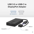 thumbnail image 2 of Plugable USB C to DisplayPort Adapter, Universal Video Graphics Adapter for USB 3.0 and USB-C Macs and Windows, 2 of 6
