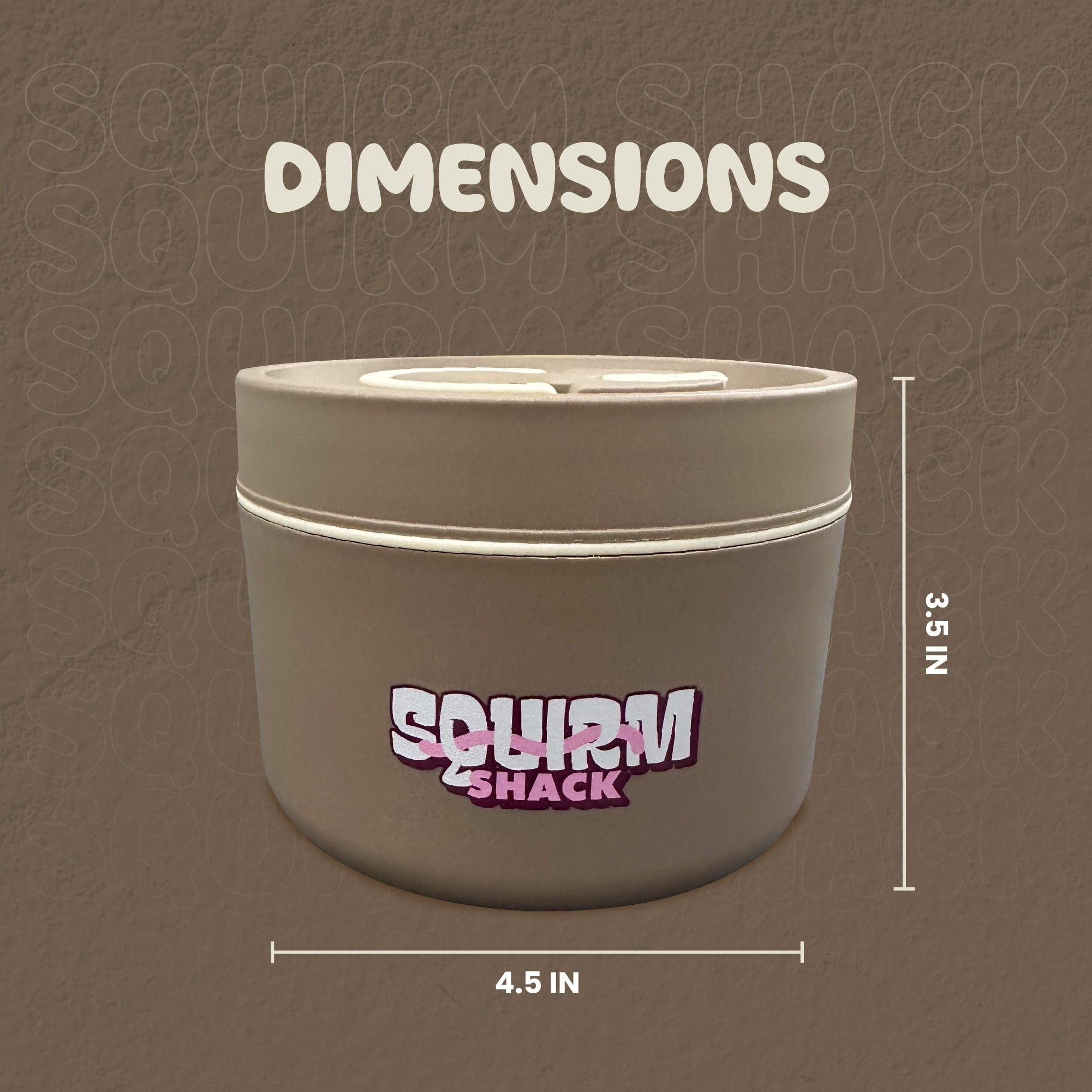 Squirm Shack - Insulated Fishing Bait Container, Stainless Steel, Live Bait Storage, Worm Holder, Nightcrawler Box, Bait Bucket, Compact and Durable, Keeps Bait Fresh and Alive