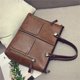 thumbnail image 4 of LHSHID Women's Leather Tote Bag Vintage Shoulder Crossbody Large Daily Purse Handbag (Black), 4 of 4