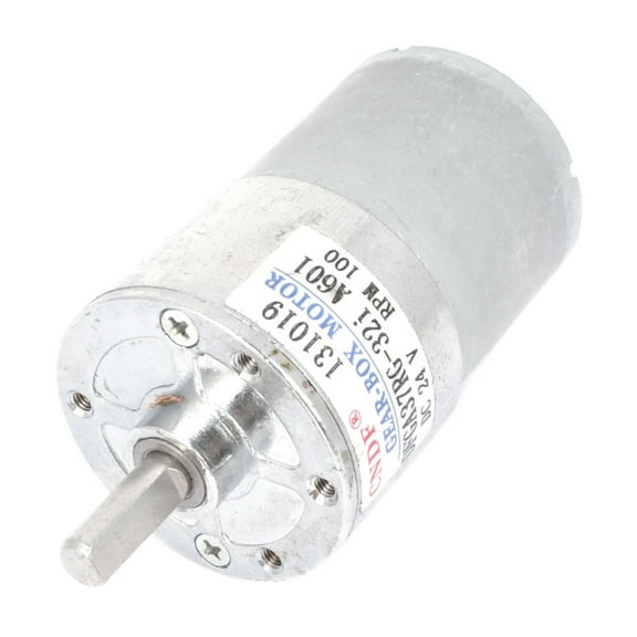 24V 100RPM High Speed Dual Axle DC Gear Box Gearbox Electric Motor