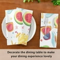 thumbnail image 6 of Satin Napkin Square 20 Inches Soft Smooth Decorative Napkins for Party Wedding Banquet and Dinner Summer Beach Elements, 6 of 8