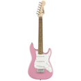 thumbnail image 3 of Squier Mini Stratocaster Electric Guitar (Pink), 3 of 7