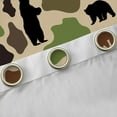 thumbnail image 4 of Castle Fairy Wildlife Bear Blackout Curtains Set of 2 (52x84 Each) for Boys Girls,Abstract Geometric Camouflage Window Curtains,Retro Vintage Camo Curtains and Drapes,Luxury Bedroom Decor, 4 of 6