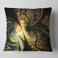 thumbnail image 2 of Designart Fractal Illustration - Abstract Throw Pillow - 18x18, 2 of 5