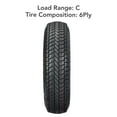 thumbnail image 6 of Pinypikaka Set of 2 Trailer Tires, ST205/75D15 205 75 15 6PR Trailer Tires with 15" Rims, Load Range C 205/75/15 Premium Trailer Tires, 6 of 6