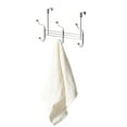 thumbnail image 4 of Chrome 6 Hook Hanger Organizer, Hang Over The Door Kitchen Vanity Towel Hook, Entryway Coat Rack, 4 of 6