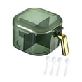 thumbnail image 4 of Caja de condimentos Gloria de 4 compartimentos utensilio con tapa contenedor de almacenamiento de condimentos verde, 4 of 9