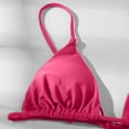 thumbnail image 4 of Women's 2 Piece Floral Print Halter Neck Tie Bikini Set Triangle String Thong Swimsuit Summer Bathing Suits for Women, 4 of 7