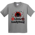 thumbnail image 3 of Inktastic Little Ladybug with Flowers Youth T-Shirt, 3 of 5