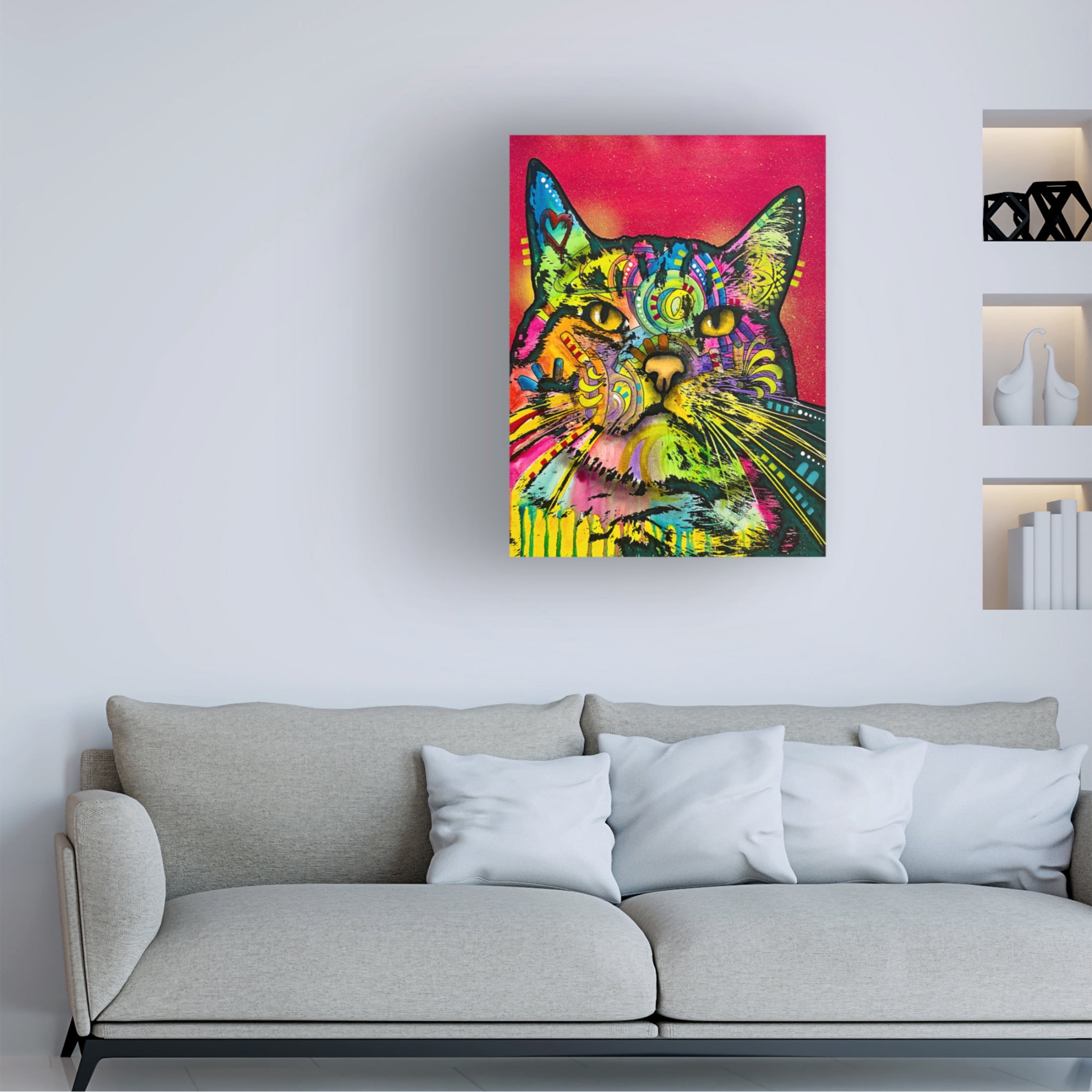 Canvas Wall Art - Dean Russo 'Twas A Fine Feast' Wall Art for Living Room, Bedroom, or Office Décor by Trademark Fine Art - 18 x 24 Inches