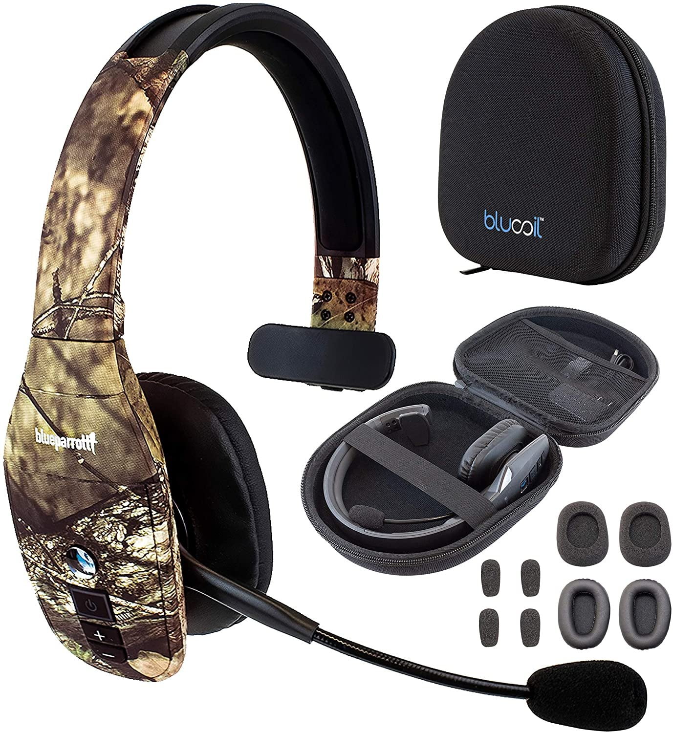 BlueParrott B450-XT Mossy Oak Bluetooth Headset for Android / IOS