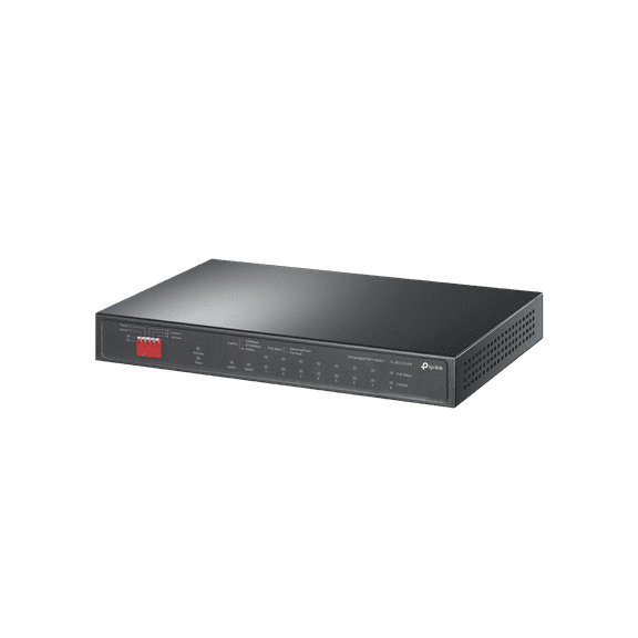 TP-Link 10-Port Gigabit Desktop Switch with 6-Port PoE  and 2-Port PoE   (tl-sg1210pp)
